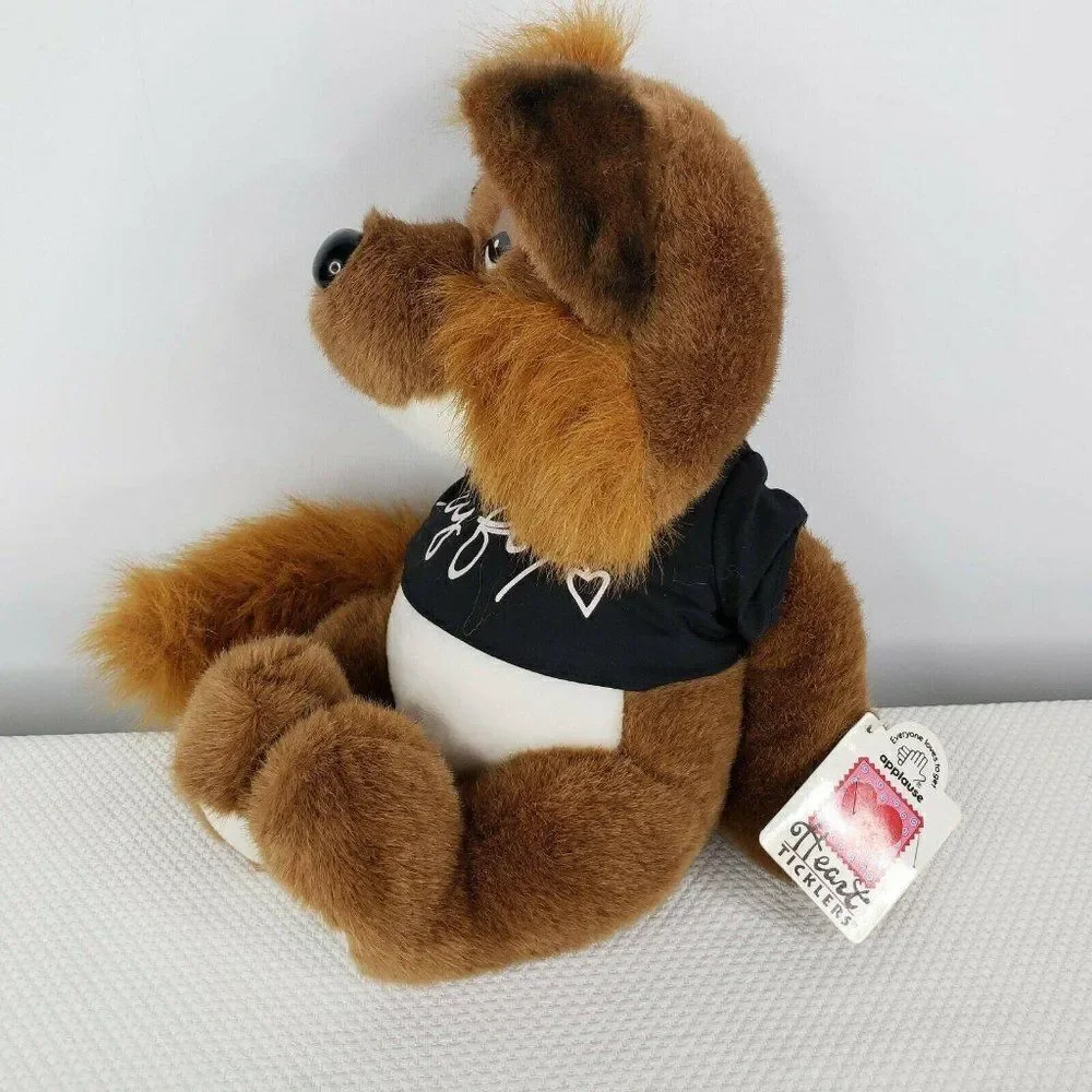 Applause Heart Ticklers Sly Fox Vintage Stuffed Animal Plush Toy 10 in